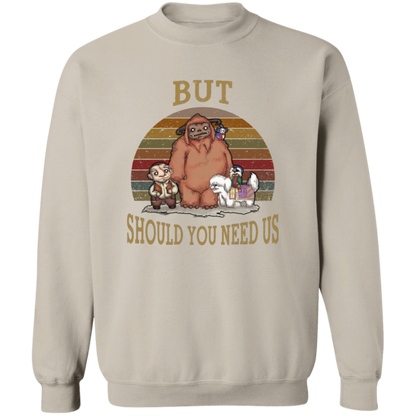 G180 Gildan Crewneck Pullover Sweatshirt But Should You Need Us Ludo Labyrinth And Friends T-Shirt