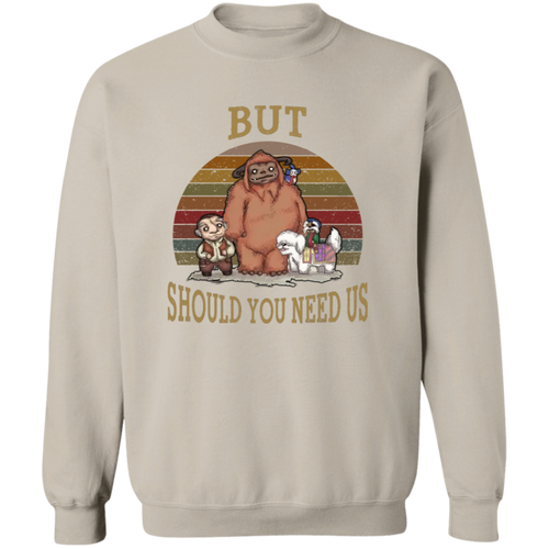 G180 Gildan Crewneck Pullover Sweatshirt But Should You Need Us Ludo Labyrinth And Friends T-Shirt