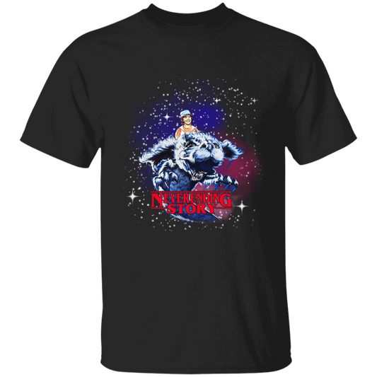 Stranger Things Dustin Neverending Story Vintage  T-Shirt - YOUTH