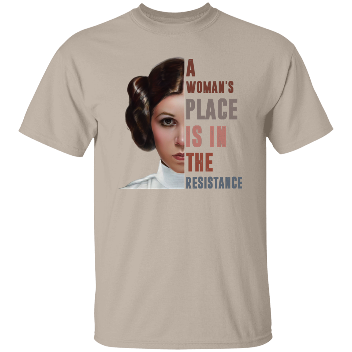 Princess Leia A Woman’s Place Is In The Resistance T-Shirt