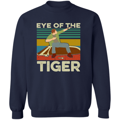 Eye Of The Tiger Vintage  Crewneck Pullover Sweatshirt