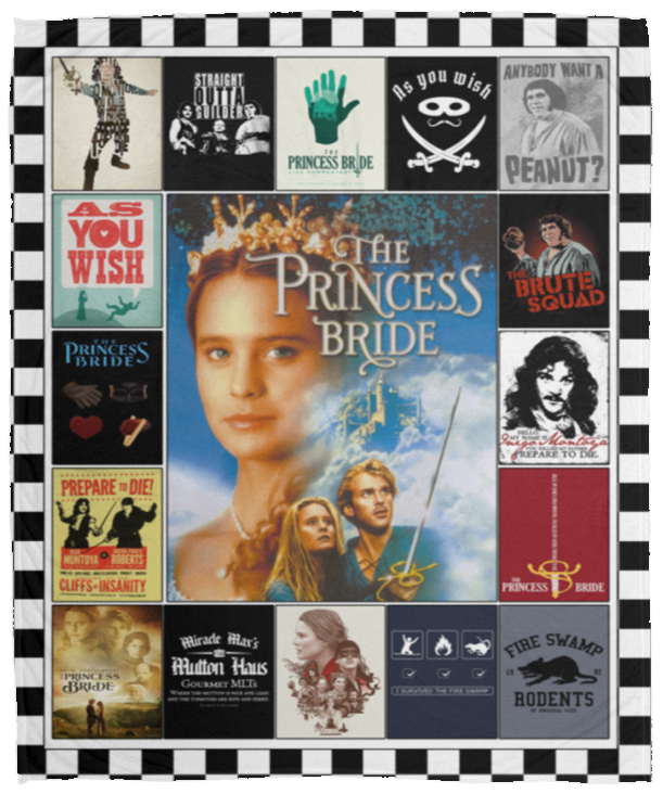 The Princess Bride Movies Fleece Blanket, Premium Sherpa Blanket, The Princess Bride Blanket, Adventure Comedy Film, For The Princess BrideVPM Cozy Plush Fleece Blanket - 50x60