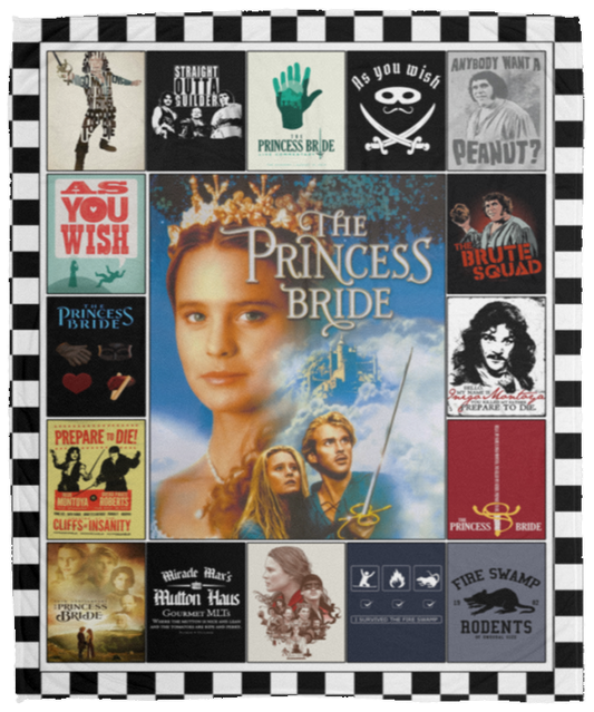 The Princess Bride Movies Fleece Blanket, Premium Sherpa Blanket, The Princess Bride Blanket, Adventure Comedy Film, For The Princess BrideVPM Cozy Plush Fleece Blanket - 50x60