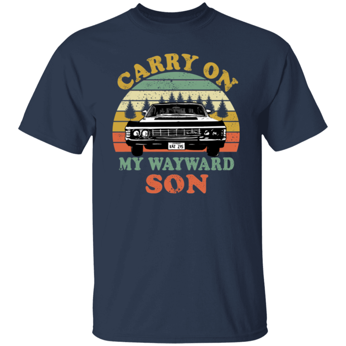 Supernatural Carry On My Wayward Son T-Shirt - leleart