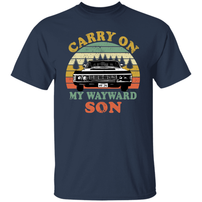 Supernatural Carry On My Wayward Son T-Shirt - leleart