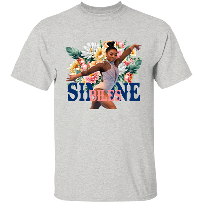 Simone Biles Floral Vintage T-Shirt - ID05082410
