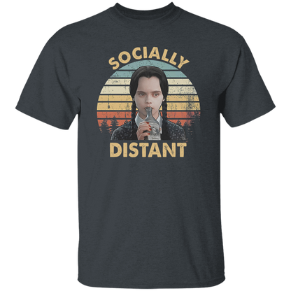 Socially Distant Funny Vintage T-Shirt