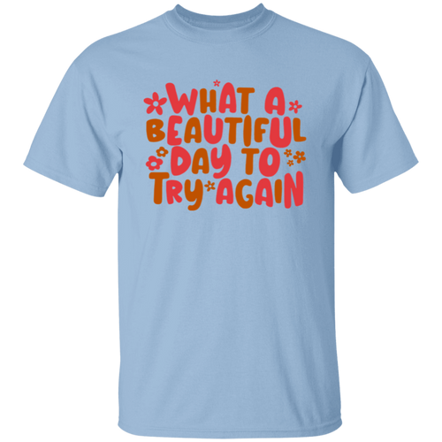 What A Beautiful Day To Try Again Teacher T-Shirt