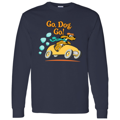 Go Dog Go Teacher Vintage G540 LS T-Shirt 5.3 oz. - letter