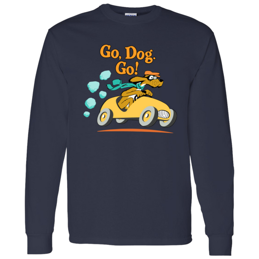 Go Dog Go Teacher Vintage G540 LS T-Shirt 5.3 oz. - letter