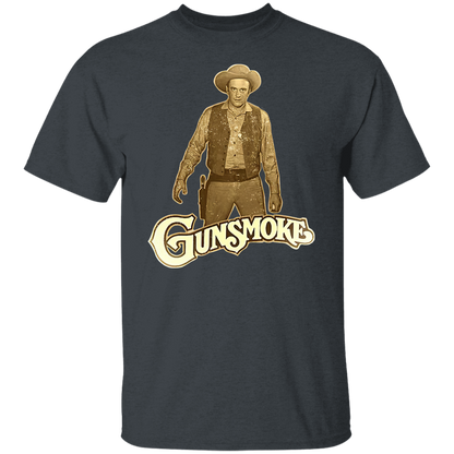 Gunsmoke James Arnes Anime Cowboy T-Shirt - CDCraft