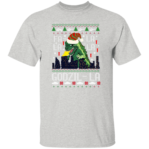 Fa La La La Godzilla Christmas T-Shirt