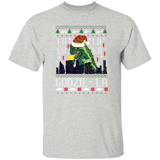 Fa La La La Godzilla Christmas T-Shirt