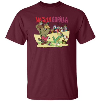 G500 5.3 oz. T-Shirt Tribute To Magilla Gorilla Cartoon Show From The 1960s T-Shirt
