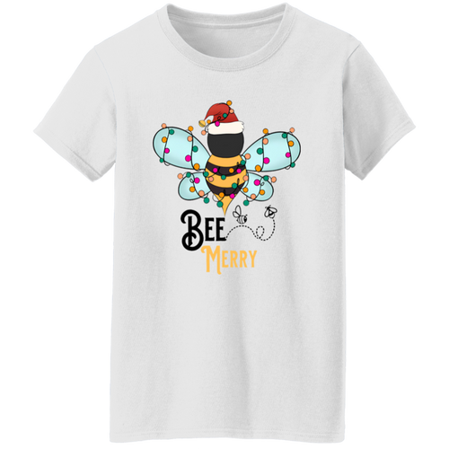 Bee Merry Teacher Vintage G500L Ladies' 5.3 oz. T-Shirt - letter - WOMEN