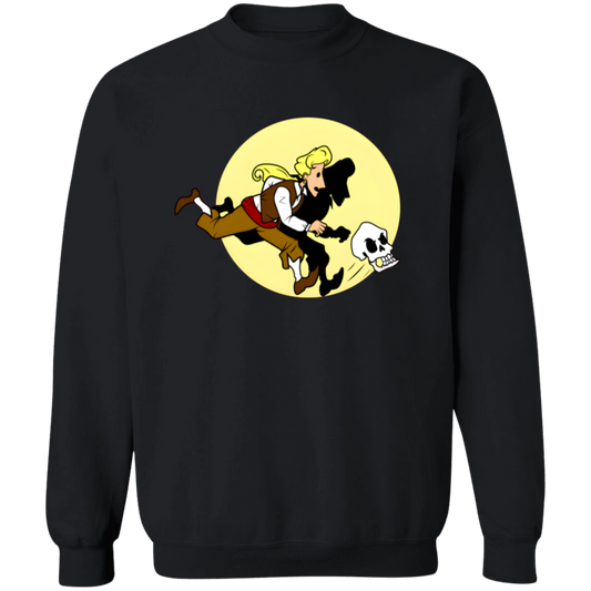 The Adventures Of Guybrush G180 Gildan Crewneck Pullover Sweatshirt - maria