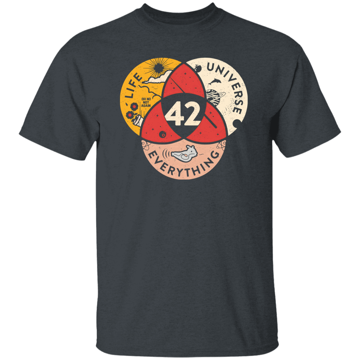 42 The Answer To Life The Universe And Everything Vintage T-Shirt - leleart