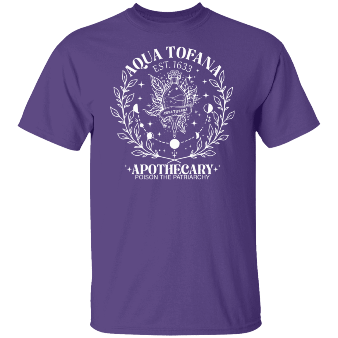G500 5.3 oz. T-Shirt Aqua Tofana Apothecary Poison The Patriarchy Shirt -  ID19112417