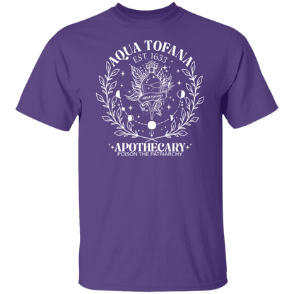G500 5.3 oz. T-Shirt Aqua Tofana Apothecary Poison The Patriarchy Shirt -  ID19112417