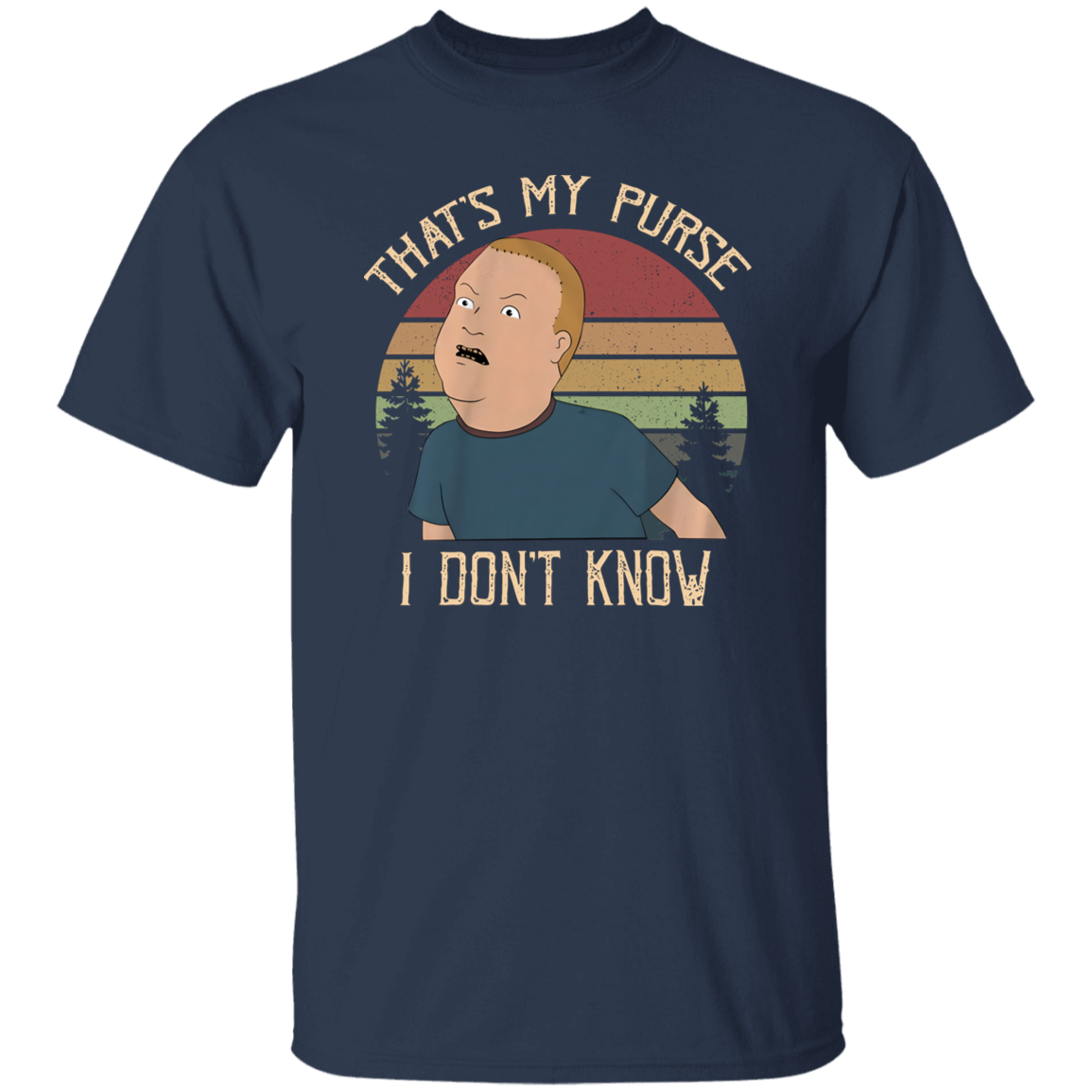 King of The Hill Bobby Hill That’s My Purse I Don’t Know You Circle Vintage T-Shirt