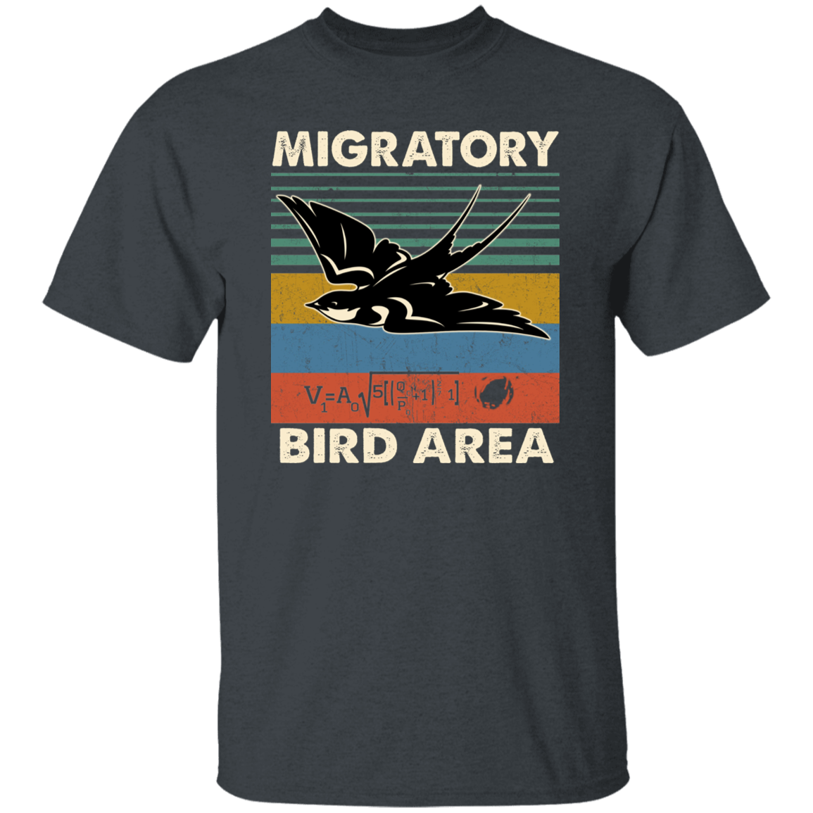 Vintage Migratory Bird Area Math Monty Python And The Holy Grail Vintage T-Shirt