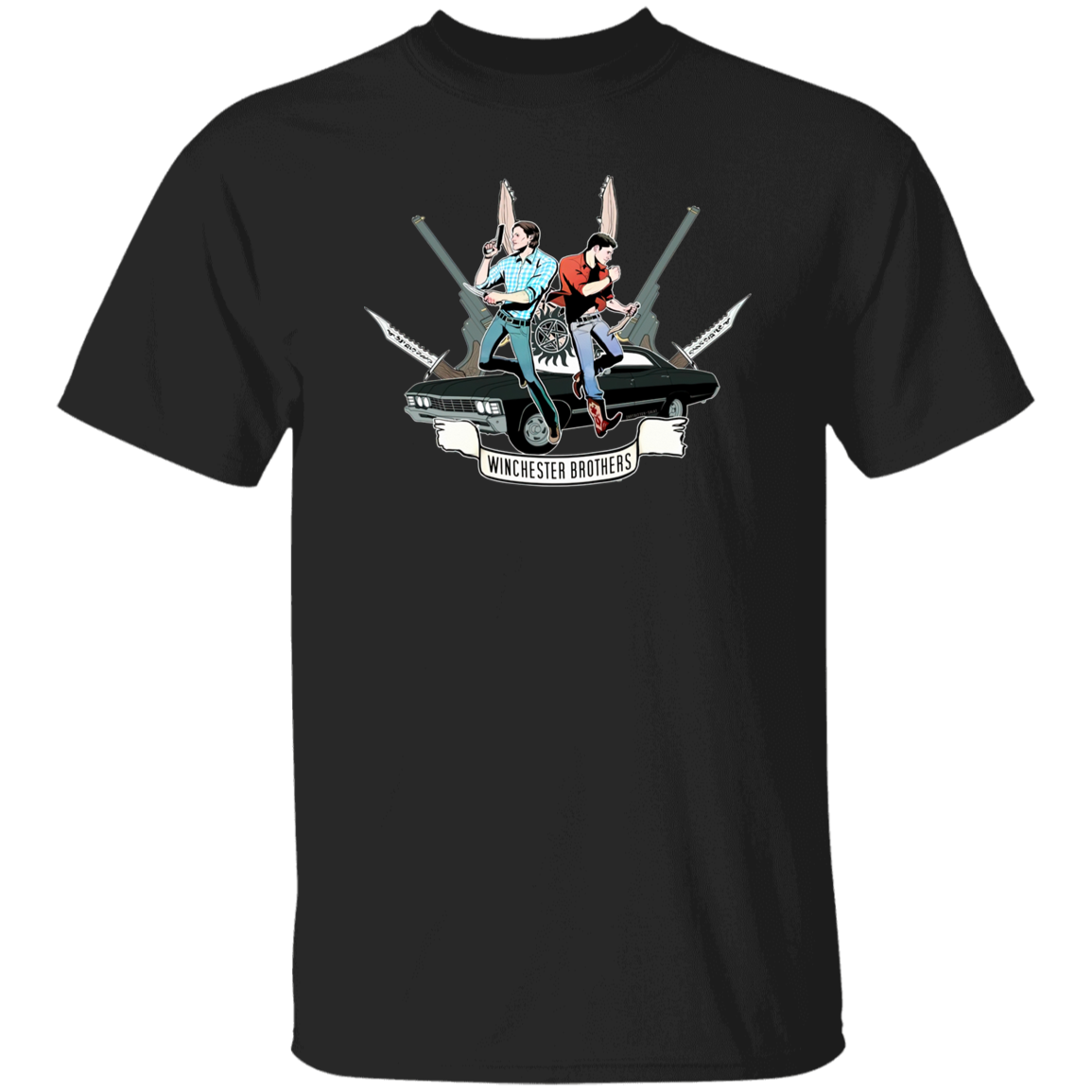 G500 5.3 oz. T-Shirt Winchester Brothers Supernatural T-Shirt