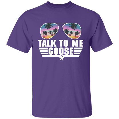 Talk To Me Goose Sunglasses Funny Beach Vacation Vintage T-Shirt - YOUTH