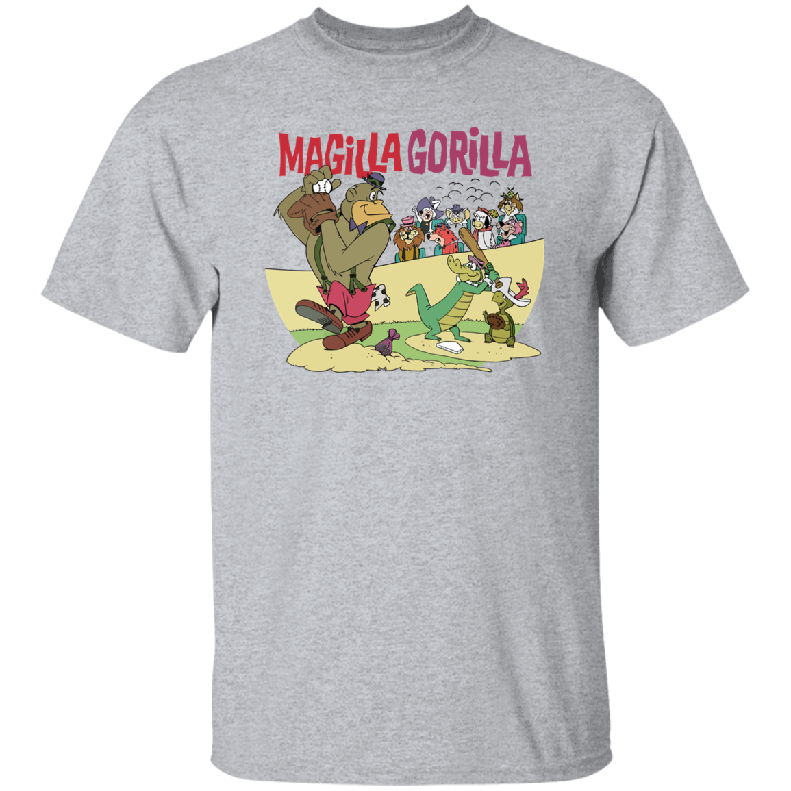 G500 5.3 oz. T-Shirt Tribute To Magilla Gorilla Cartoon Show From The 1960s T-Shirt