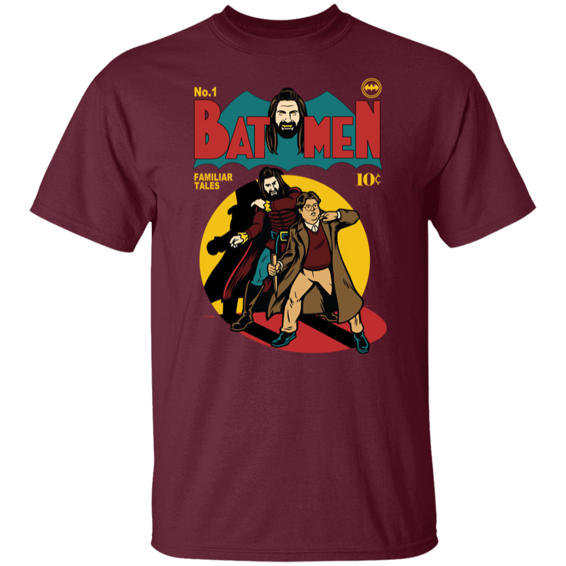 Comic Bat What We Do In The Shadows T-Shirt - leleart