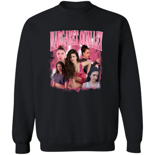 Margaret Qualley Bootleg  Gildan Crewneck Pullover Sweatshirt - ID04102437