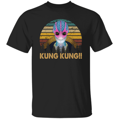 Vintage Kung Kung Resident Alien Design Vintage T-Shirt