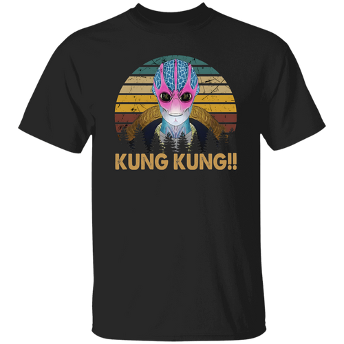Vintage Kung Kung Resident Alien Design Vintage T-Shirt