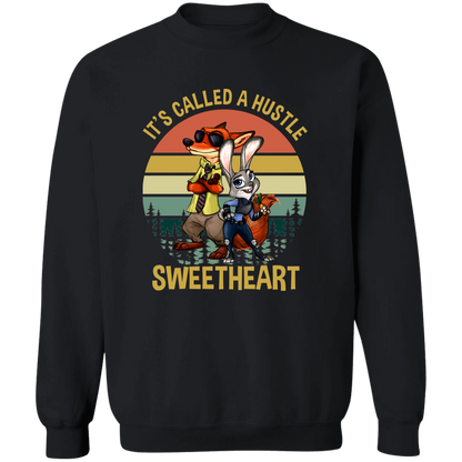 It's Called A Hustle Sweetheart Vintage T-Shirt - G180 Gildan Crewneck Pullover Sweatshirt