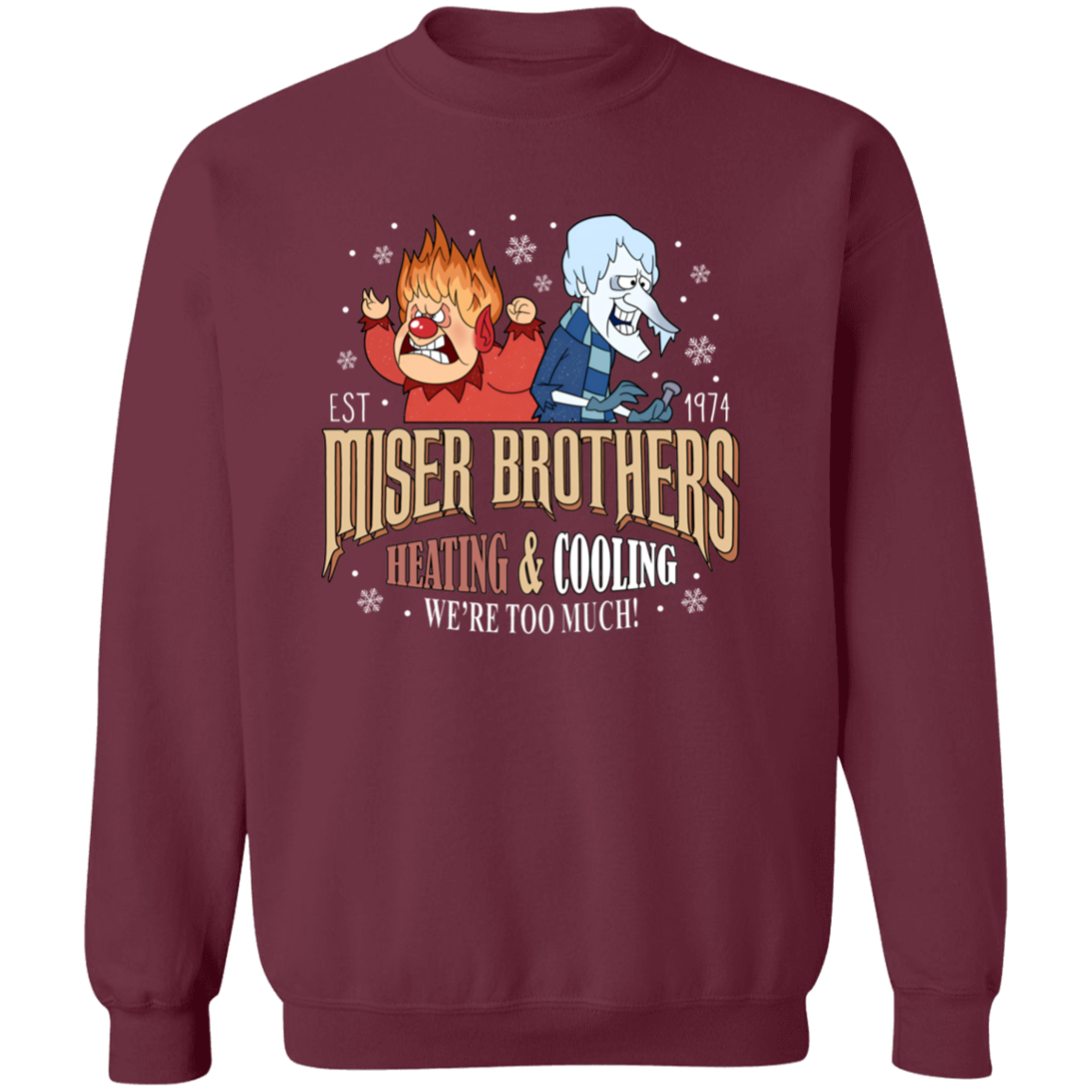 Miser Brothers Heating And Cooling Sweatshirt - TS27112403