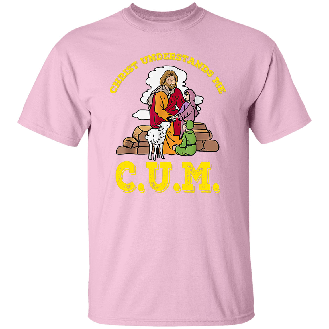 Funny Christ Understands Me Cum Unisex Vintage  T-Shirt
