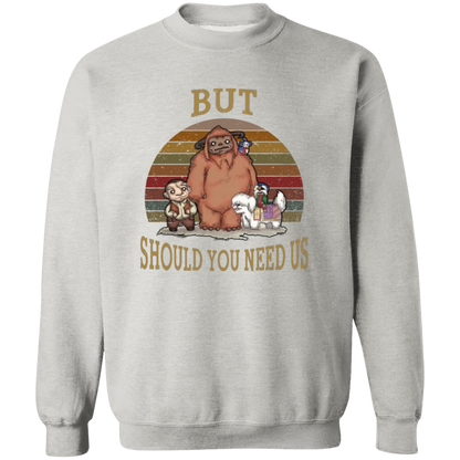 G180 Gildan Crewneck Pullover Sweatshirt But Should You Need Us Ludo Labyrinth And Friends T-Shirt
