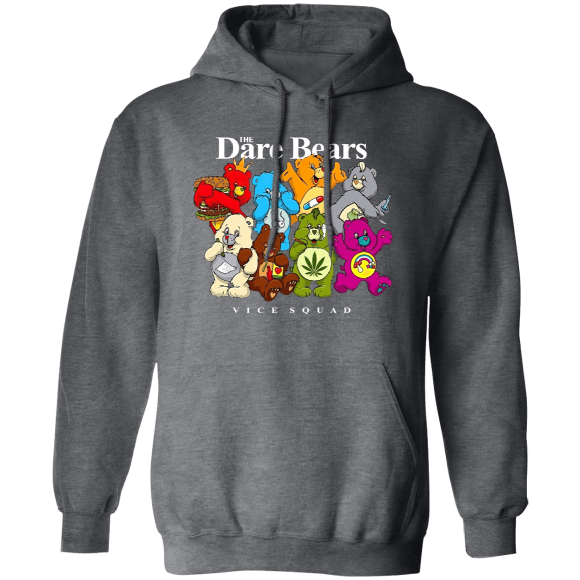 The Dare Bears Vice Squad Vintage  Gildan Pullover Hoodie