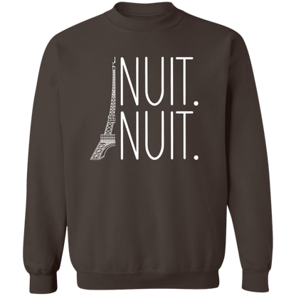 Nuit Nuit Crewneck Pullover Sweatshirt - ID12022437