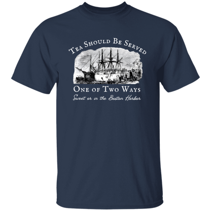 Tea Should Be Served One Of Two Ways Teacher Vintage Unisex  T-Shirt - letter
