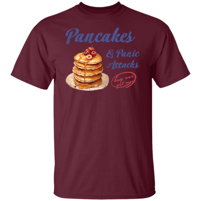 G500 5.3 oz. T-Shirt Pancakes and Panic Attacks Shirt - ID29102407