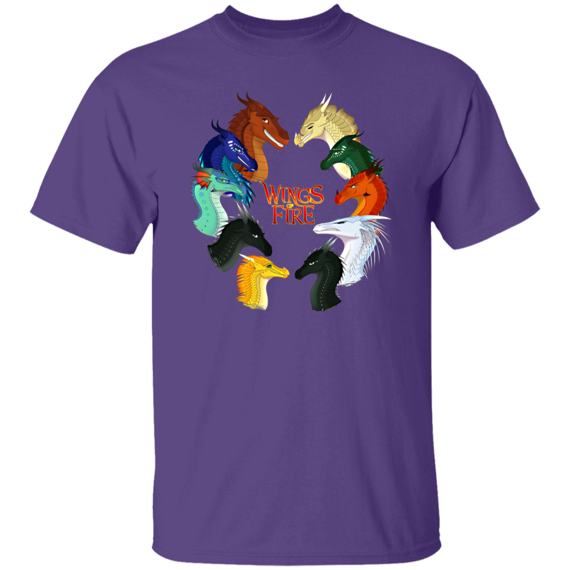 Dragons Wings Fire Unisex T-Shirt - jasmine
