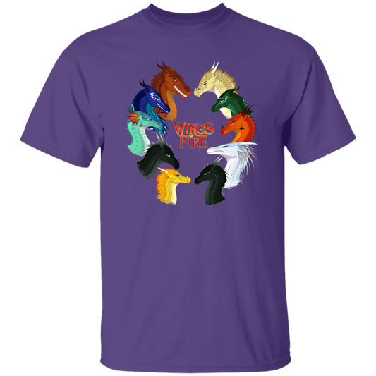 Dragons Wings Fire Unisex T-Shirt - jasmine