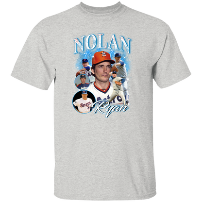 G500 5.3 oz. T-Shirt Nolan Ryan Collage 90's Vintage T-Shirt