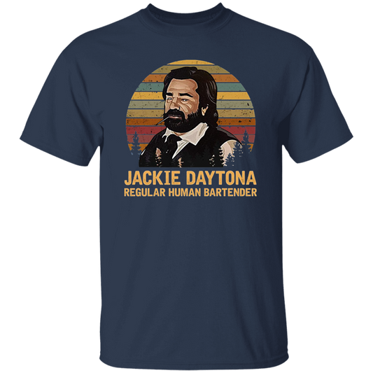 Jackie Daytona Regular Human Bartender Vintage T-Shirt, What We Do in Shadow Shirt, Laszlo Shirt, Gift Tee For You And Your Friends G500 5.3 oz. T-Shirt