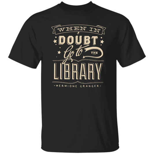 When In Doubt Go To The Library Hermione Granger Teacher T-Shirt