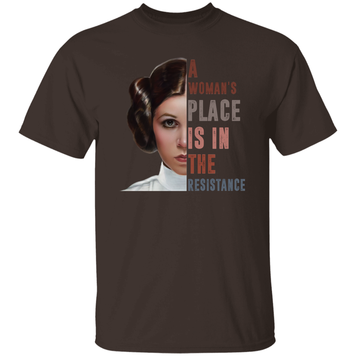 Princess Leia A Woman’s Place Is In The Resistance Vintage T-Shirt