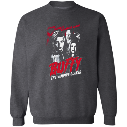 G180 Gildan Crewneck Pullover Sweatshirt Buffy The Vampire Slayer Buffy Unisex Vintage T-Shirt