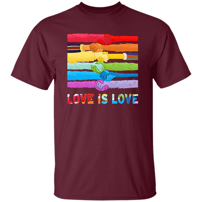 Lgbt Pride Love Is Love The Muppet Sesame Street Gay Pride T-Shirt