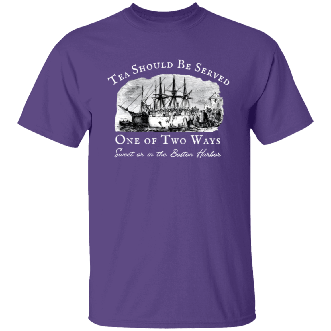Tea Should Be Served One Of Two Ways Teacher Vintage Unisex  T-Shirt - letter