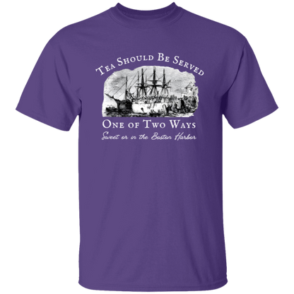 Tea Should Be Served One Of Two Ways Teacher Vintage Unisex  T-Shirt - letter